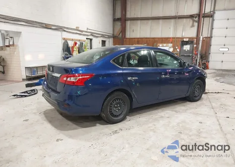 2019 Nissan Sentra S from USA, damaged, VIN 3N1AB7AP7KY346657